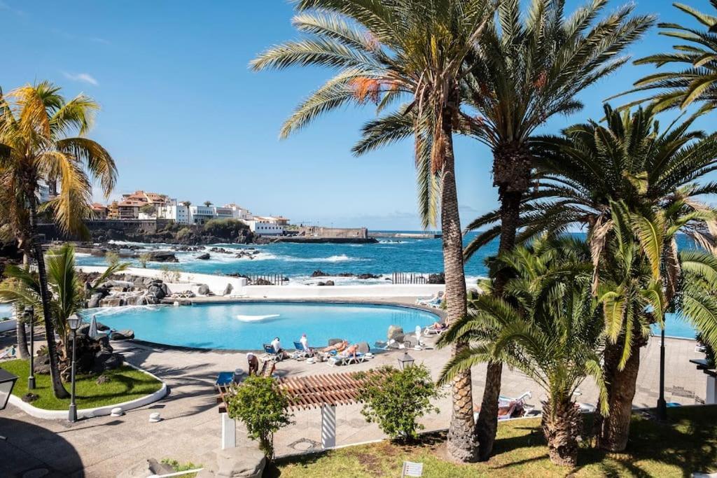 Apartment With Balcony And Swimming Pool Puerto de la Cruz  Exteriör bild